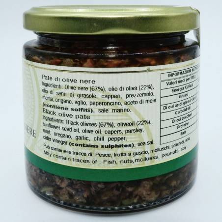 pasztet z czarnej oliwek 220 g Campisi Conserve - 3