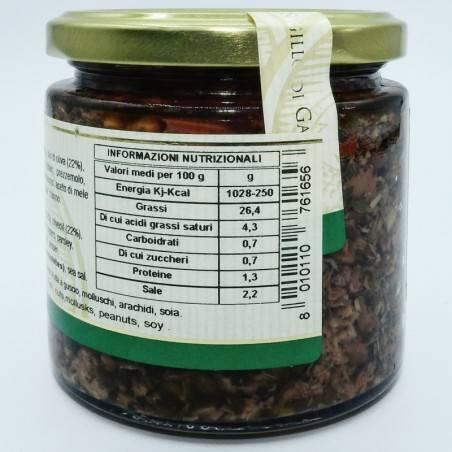 schwarze Olivenpastete 220 g Campisi Conserve - 4