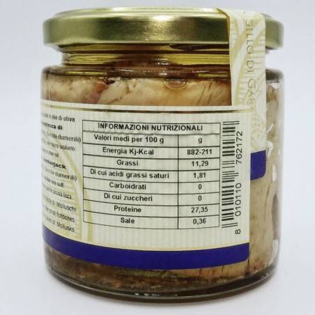 Amberjack Bauch in Olivenöl 220 g Campisi Conserve - 4