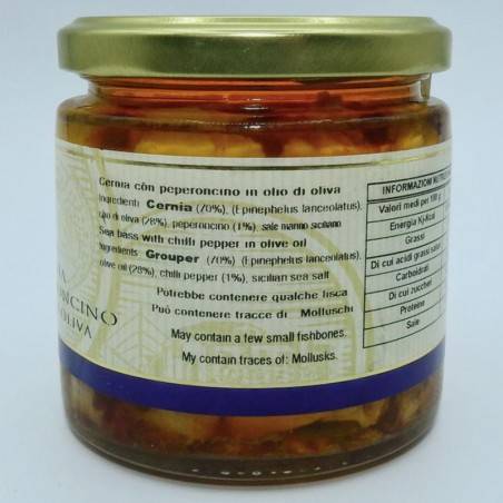 Mit Chili in Olivenöl 220 g Campisi Conserve - 3