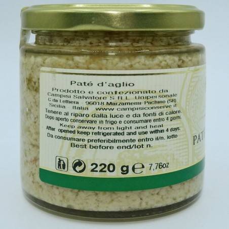 garlic pate 220 g Campisi Conserve - 2