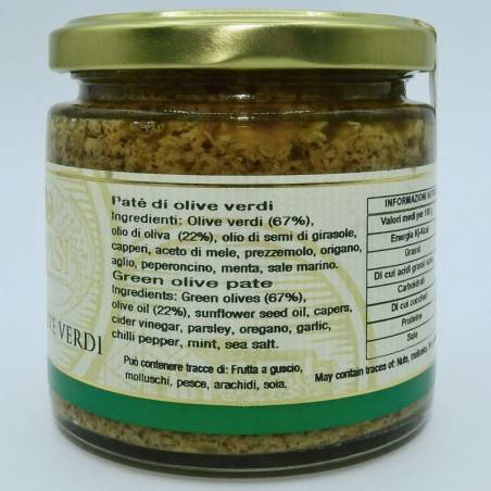 paté de oliva verde 220 g Campisi Conserve - 3