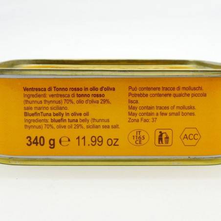 ventresca di tonno rosso in olio d'oliva 340 g Campisi Conserve - 5
