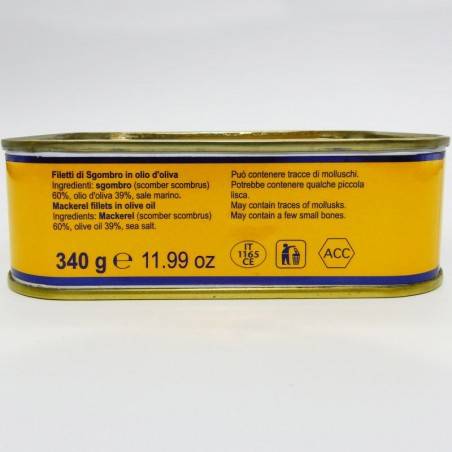 mackerel fillets in olive oil 340 g Campisi Conserve - 4