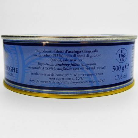 filets d’anchois avec piment d’étain g 500 Campisi Conserve - 3