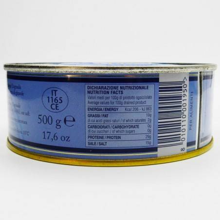 anchovy fillets with chilli pepper in tin 500 g Campisi Conserve - 6