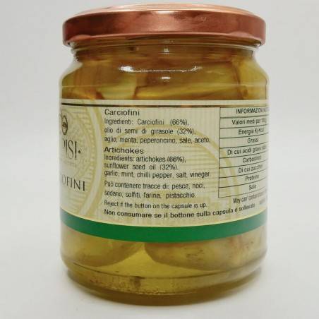 alcachofas en aceite 280 g Campisi Conserve - 4