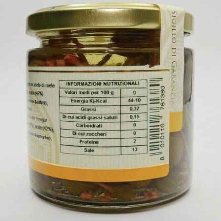 cuckoos caper fruta en vinagre de sidra de manzana 230 g Campisi Conserve - 4